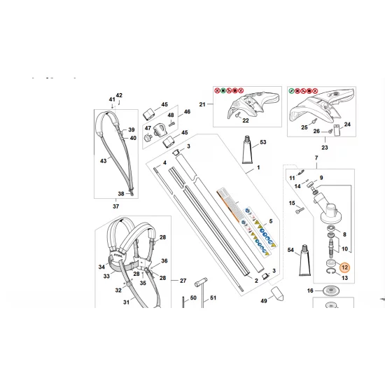 STIHL   Łożysko kulkowe 6201-2RS 9503 003 6439